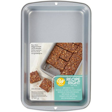 Forma Aluminio Retangular Brownie 27,5 X 17,5 X 3,81 CM - Wilton
